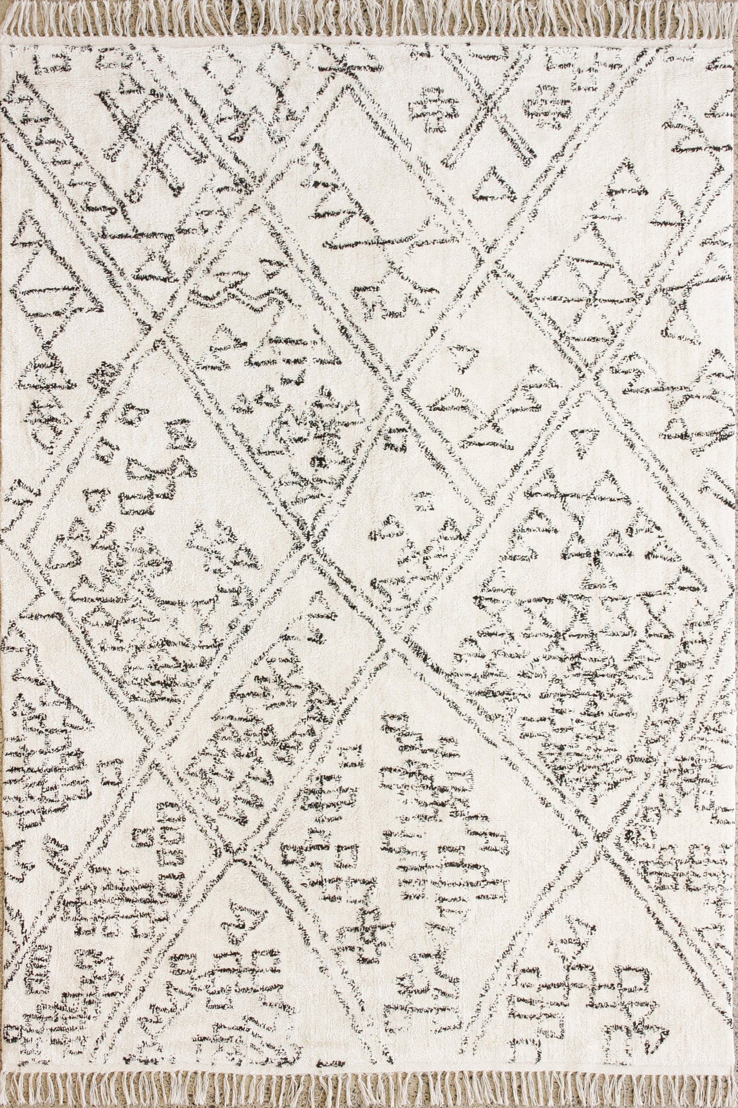 Baya Awan 230 x 160 cm Cotton Rug - White