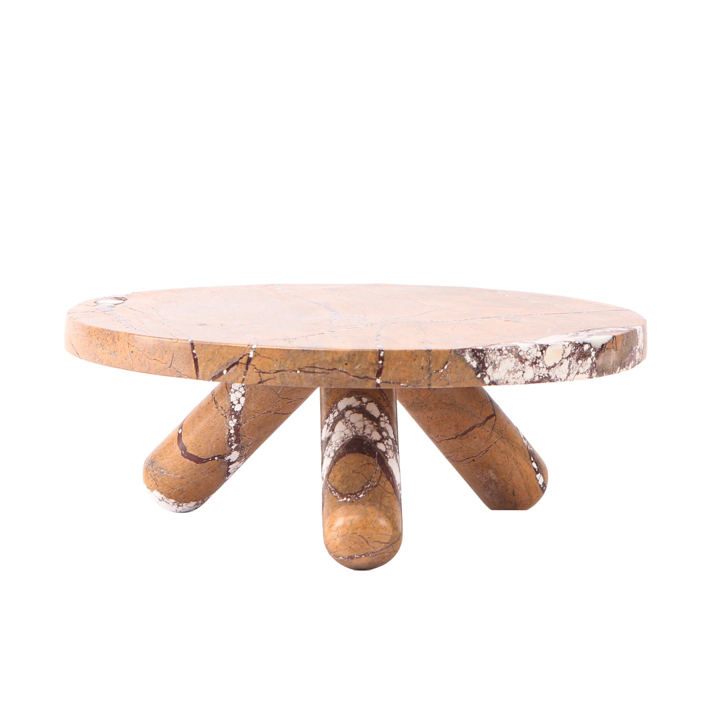 Bruni Marble Tray - Rainforest Brown