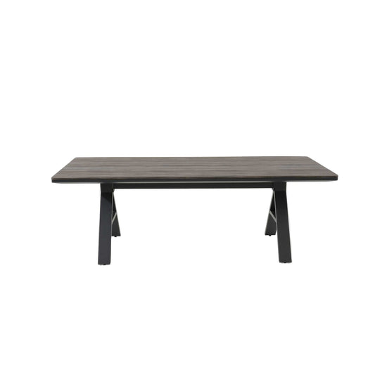 Altona Walnut Outdoor Dining Table - Grey Legs