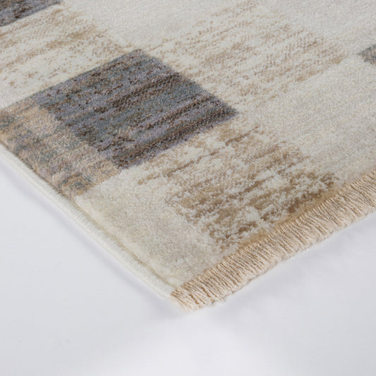 Anesa 200cm x 290cm Tribal Rug - Hatch Silver