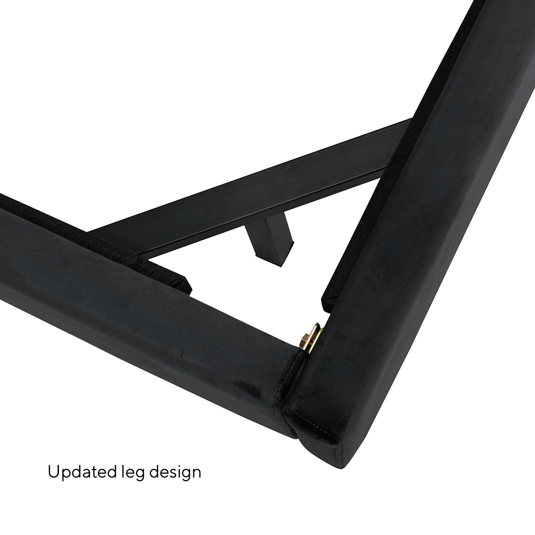 Carolina King Bed Frame - Black Velvet - Last One