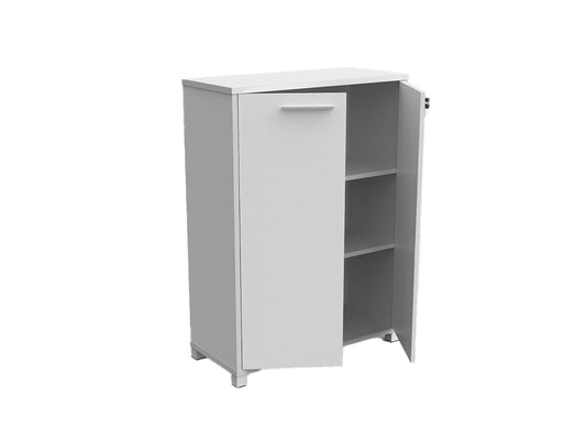 Axis 3 Shelves Cupboard Storage Cabinet - White