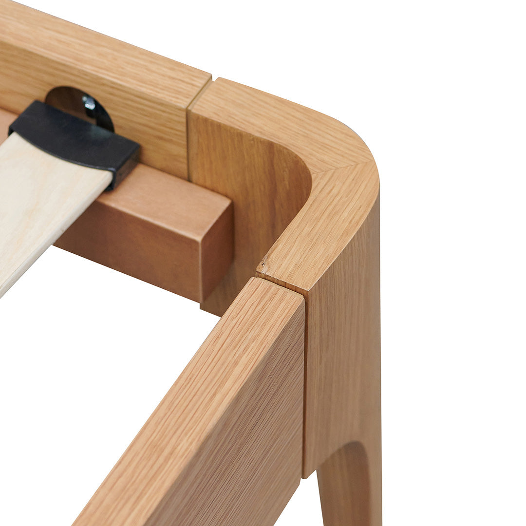 Belmont Queen Bed Frame - Natural Oak