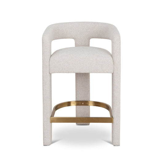 Castaway 65cm Bar Stool - Coastal Beige