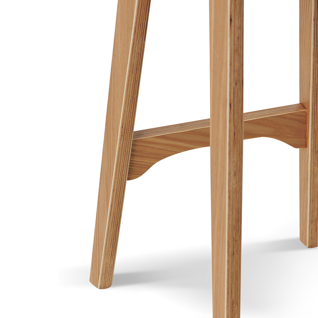 Connor 65cm Bar Stool - Natural