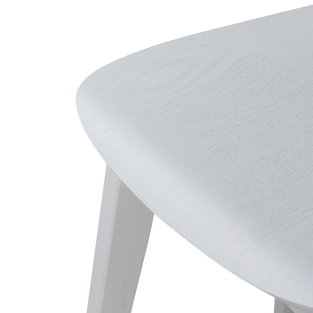 Connor 65cm Bar Stool - Full White