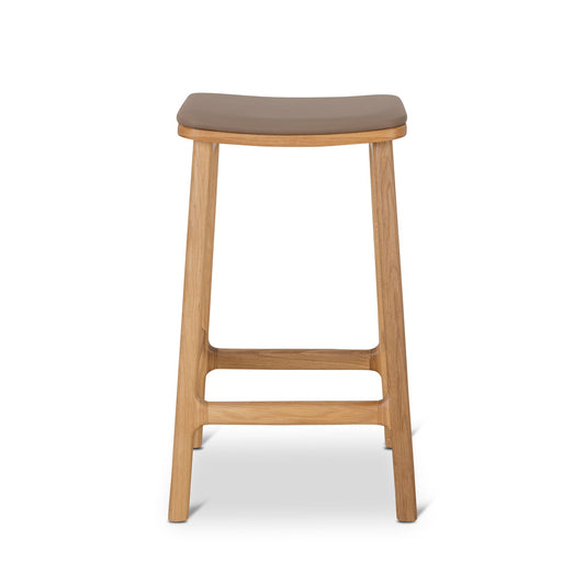 Cyprus 67cm Natural Bar Stool - Mocha Brown