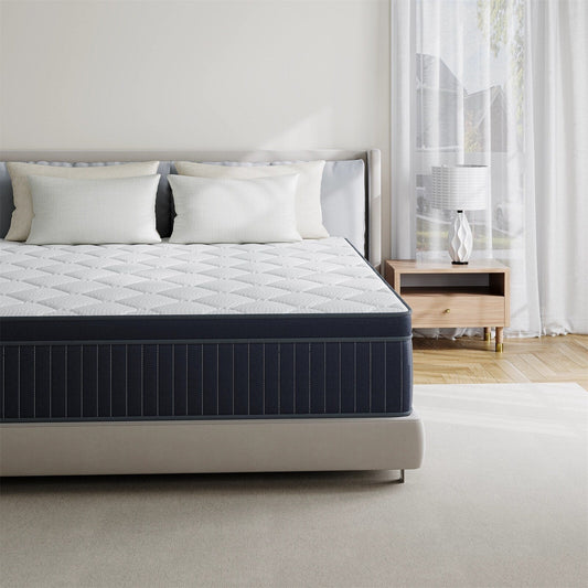 SweDrea 12 in. Plush Gel-infused Memory Foam Hybrid Mattress Cooling and Breathable with CertiPUR-US, SGS and OEKO-TEX