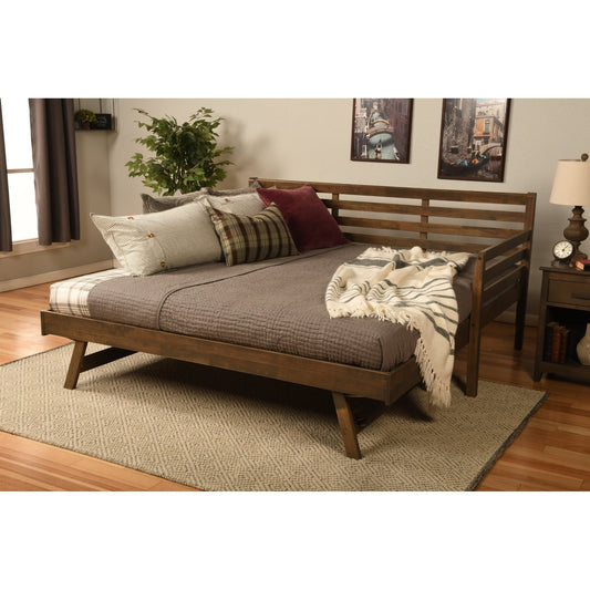 Somette Boho Daybed with Additional Pop Up Bed (Mattresses Not Included)
