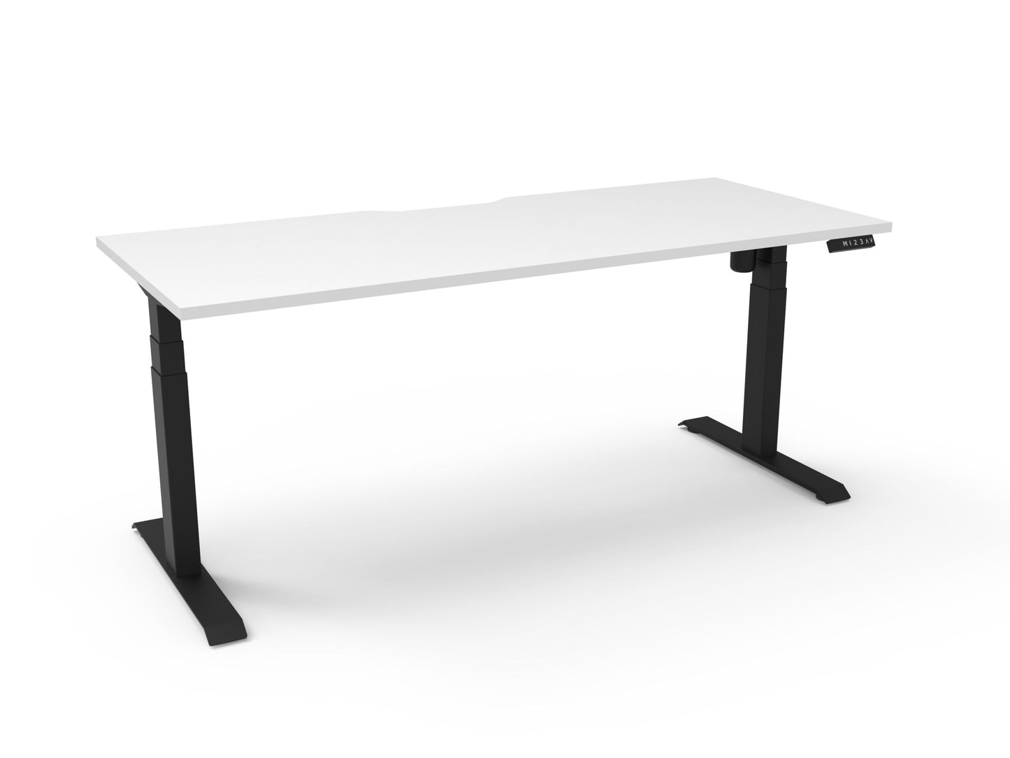 Boost 1.8m Light Single Sided Workstation - White & Black