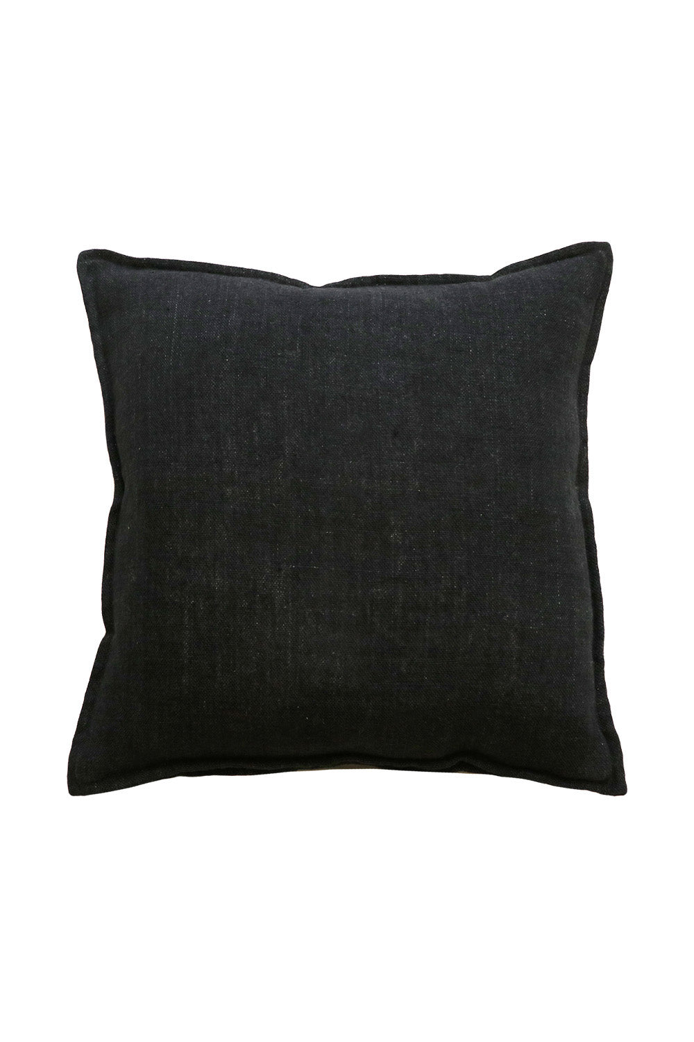 Baya Flaxmill Linen Cushion - Black