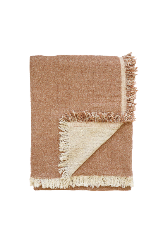 Baya Papyrus Throw - Rust