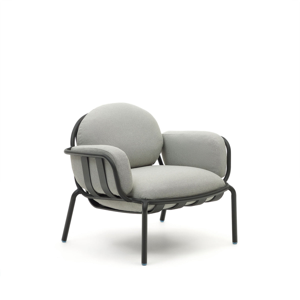 Cena Fabric Outdoor Armchair - Grey & Graphite