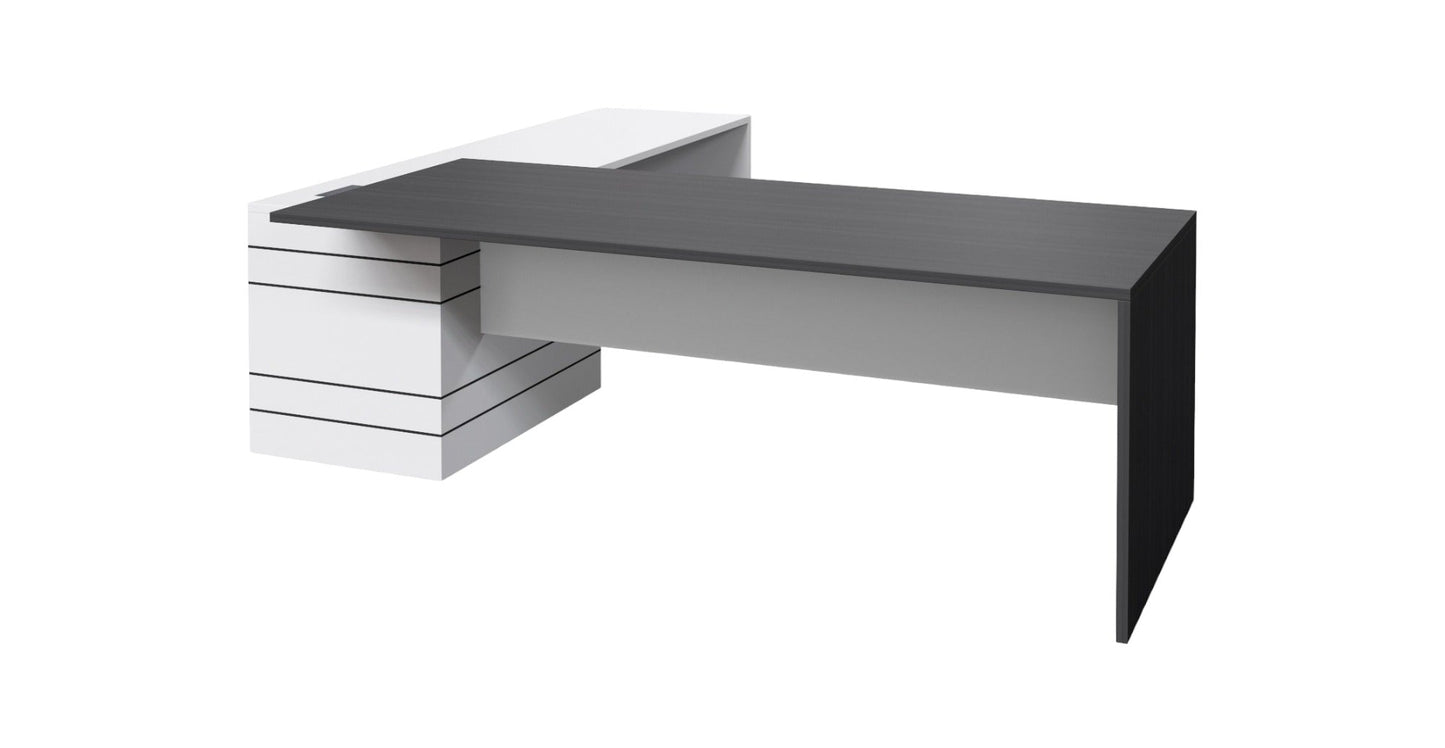 Custom Envoy 2.1m Executive Office Desk - Right Return