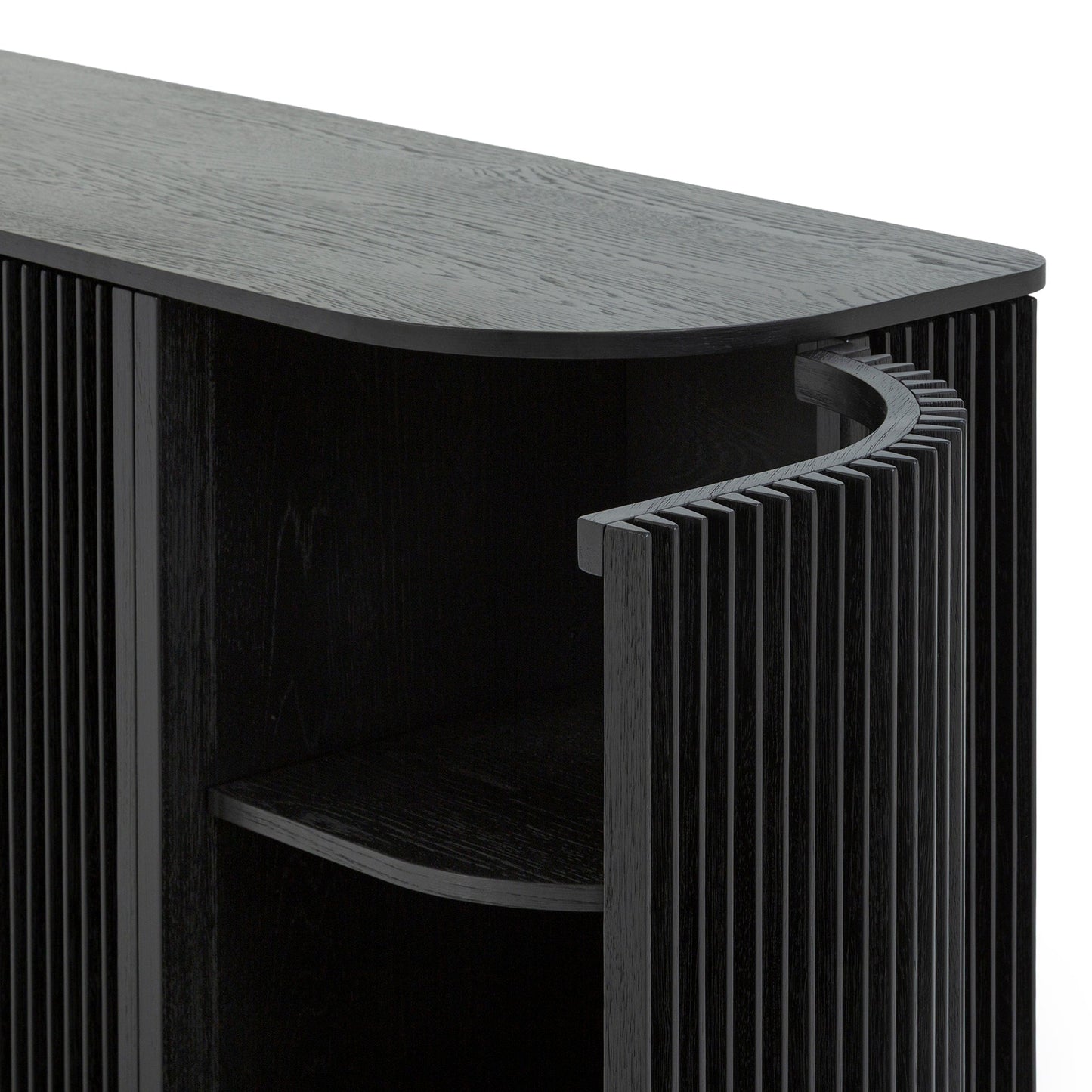 Arvena 1.73m Sideboard Unit - Black Stain