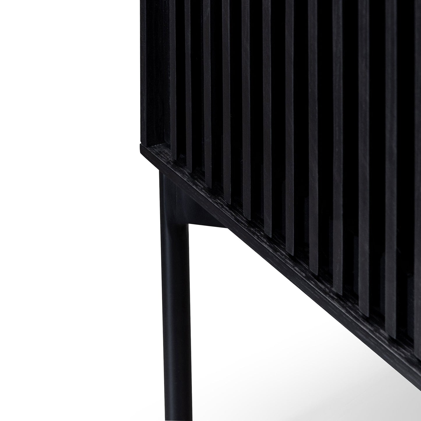 Dahlia 110cm Wooden Sideboard Unit - Black Oak