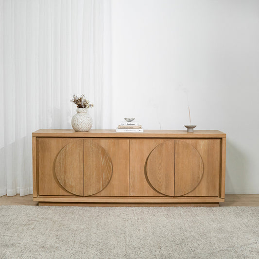 Bonnie 2m Buffet Unit - Dusty Oak
