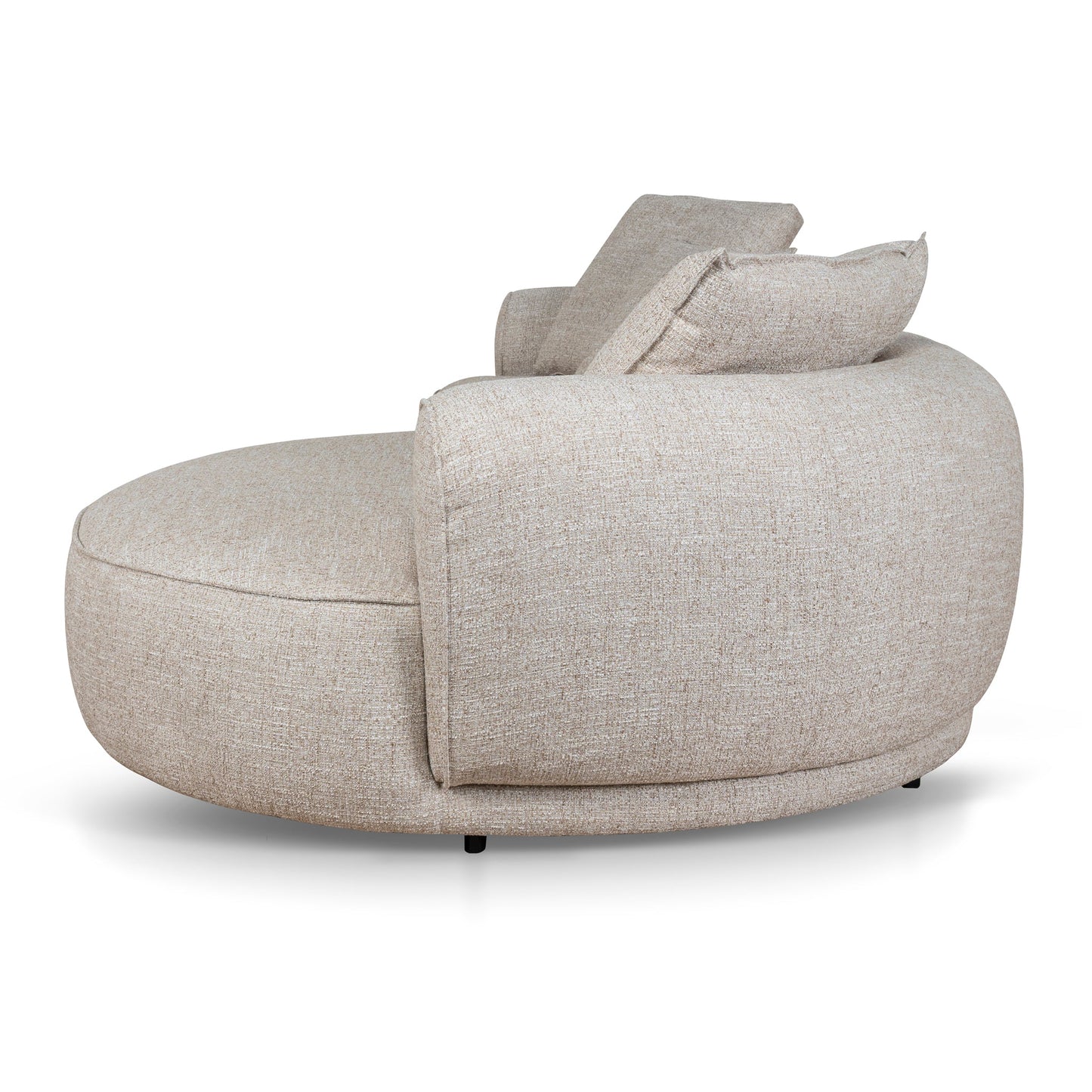 Carina Right Chaise Sofa - Pale Beige