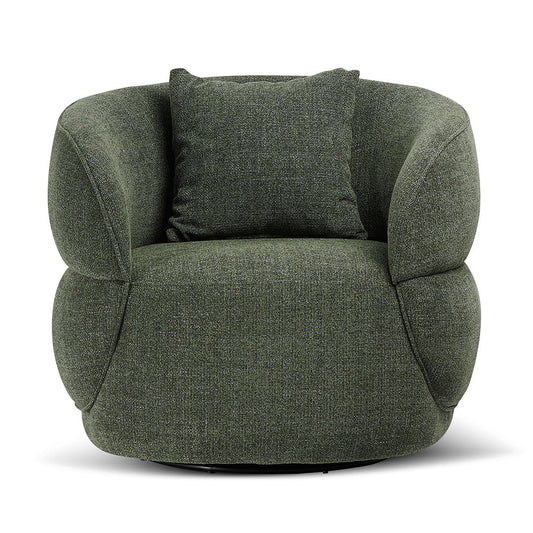 Arima Swivel Armchair - Moss Green