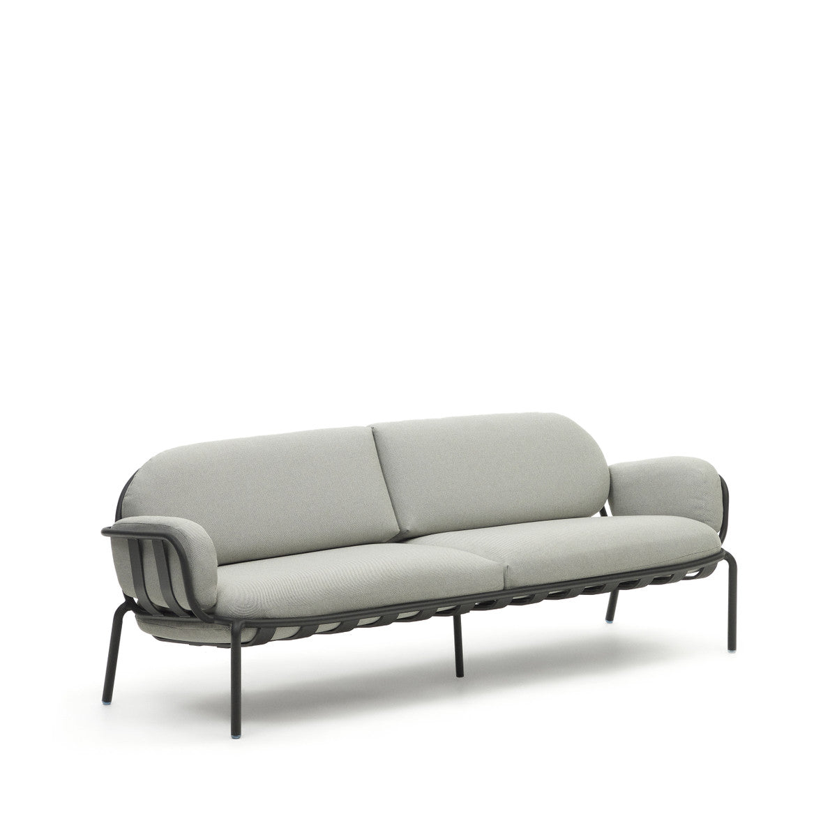 Cena 3 Seater Outdoor Lounge Sofa - Grey & Graphite