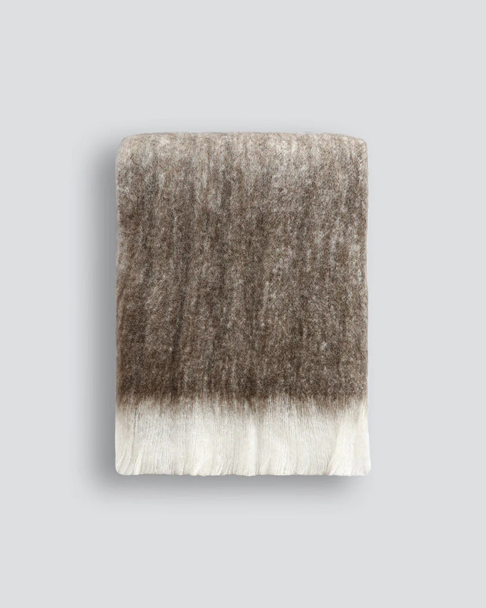 Baya Sorrento Wool Blend Throw - Cocoa