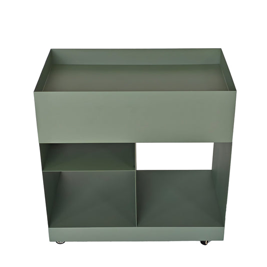 Breska 60cm Side Table - Sage Green