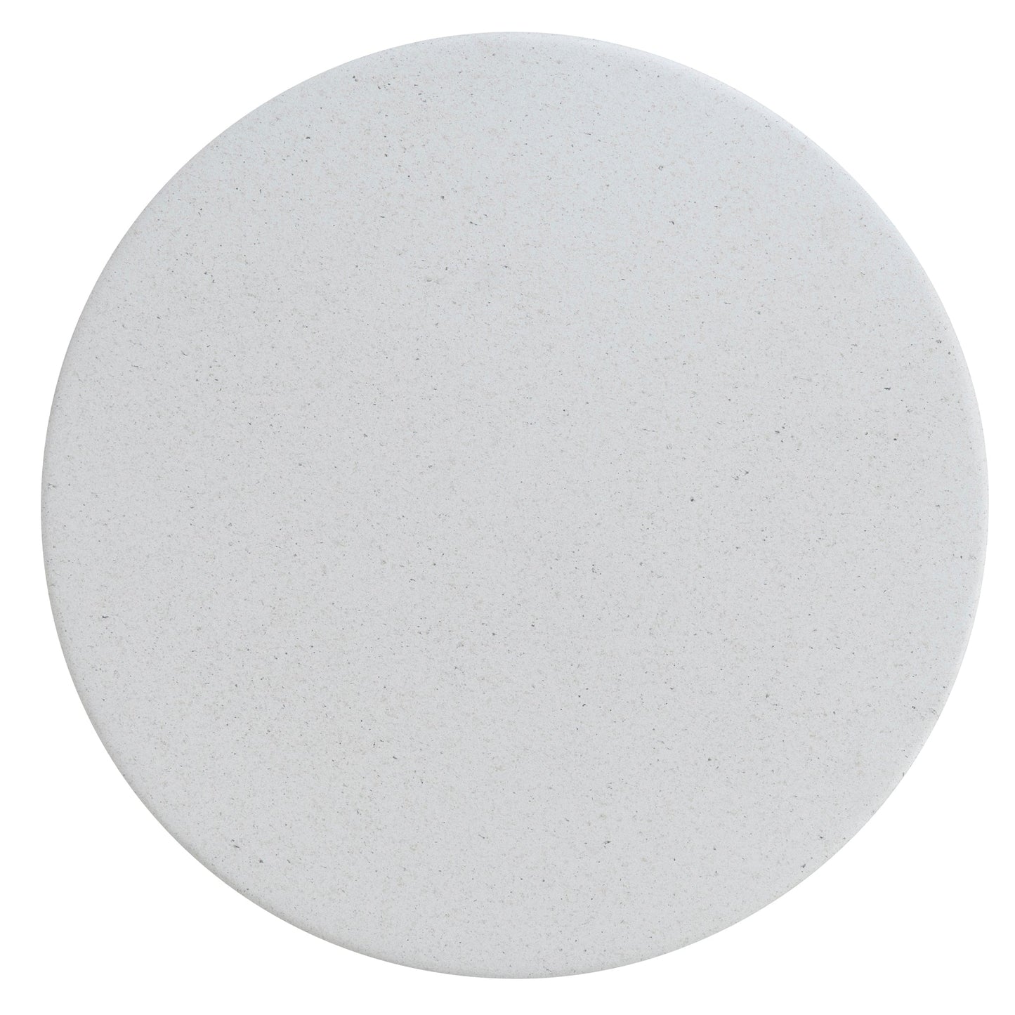 Almas 60cm Fibre Glass Side Table - White