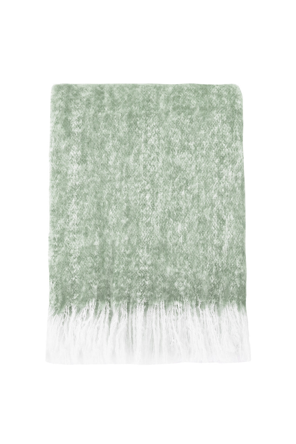 Baya Sorrento Wool Blend Throw - Sage