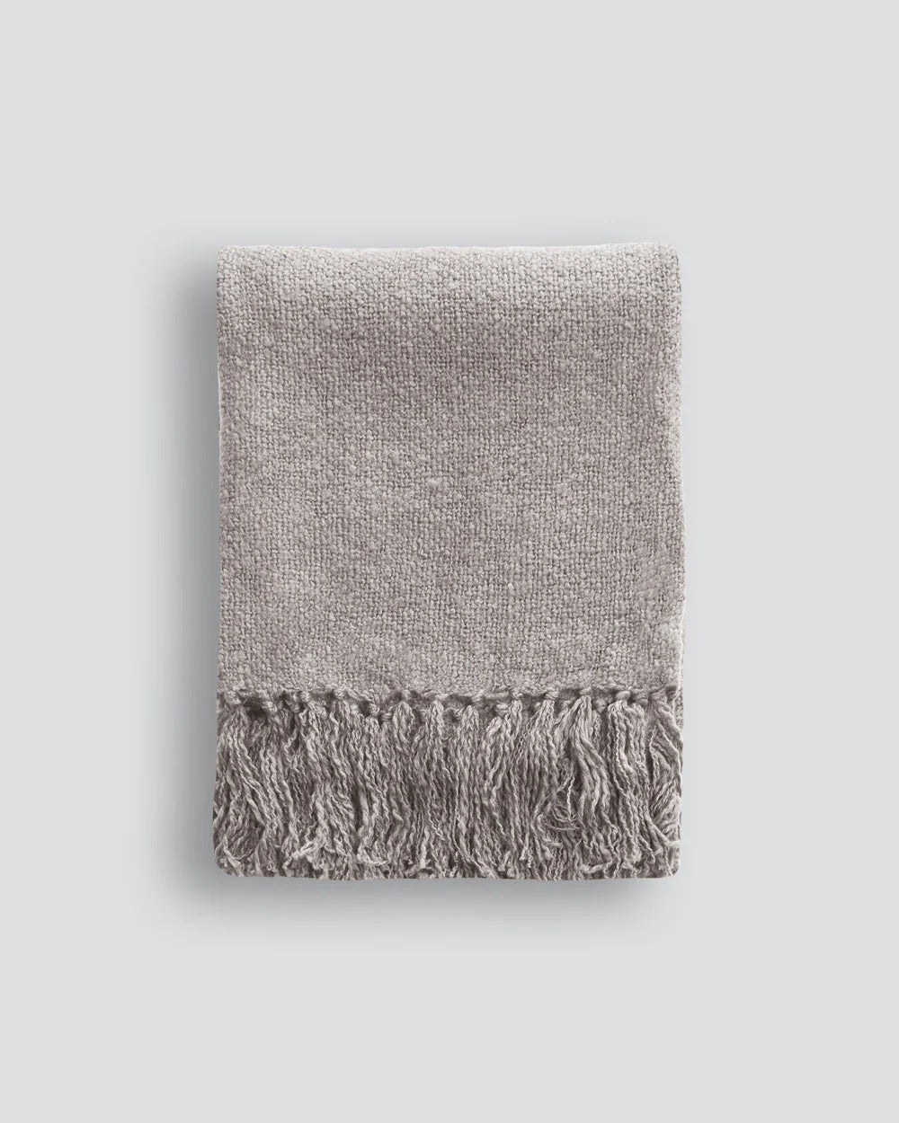 Baya Serenade Throw - Stone Grey