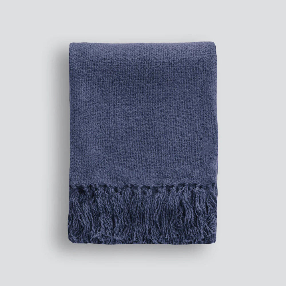 Baya Serenade Throw - Ink Blue