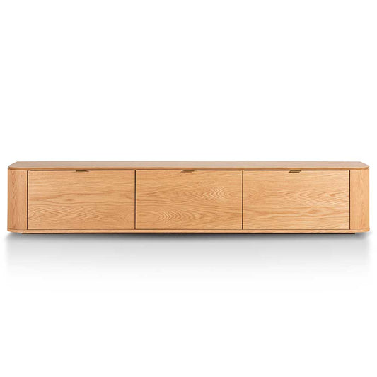 Curve 2.4 TV Entertainment Unit - Natural Oak