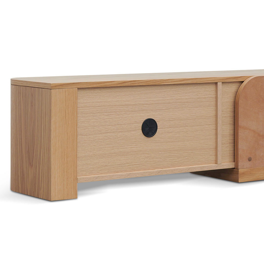 Anna Extendable TV Entertainment Unit - Natural Oak