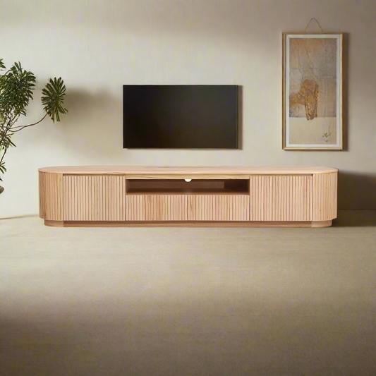 Adsila 2.4m TV Entertainment Unit - NZ Natural Ash