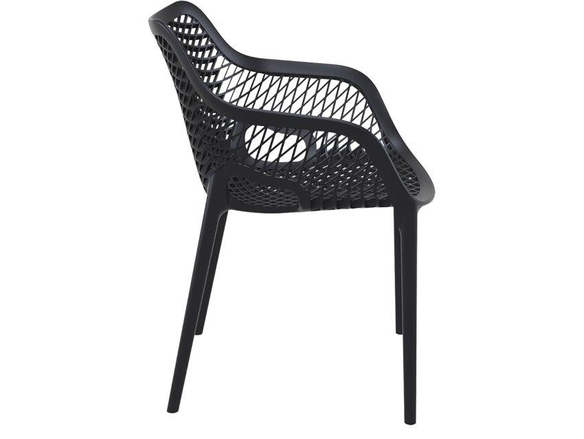 Aro Indoor / Outdoor Dining Armchair - Black