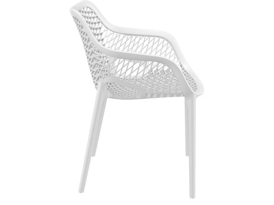 Aro Indoor / Outdoor Dining Armchair - White