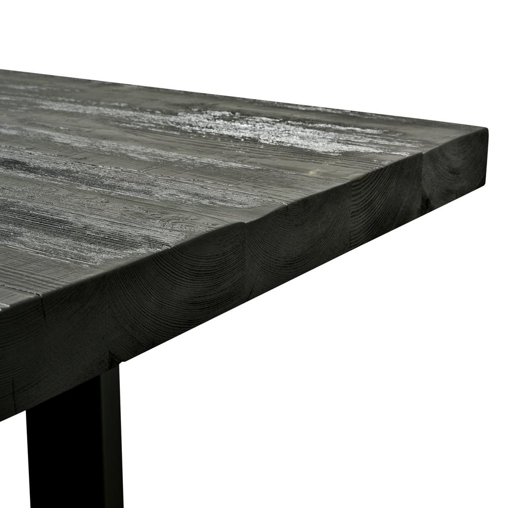Craig Reclaimed Wood 2.8m Dining Table - Black