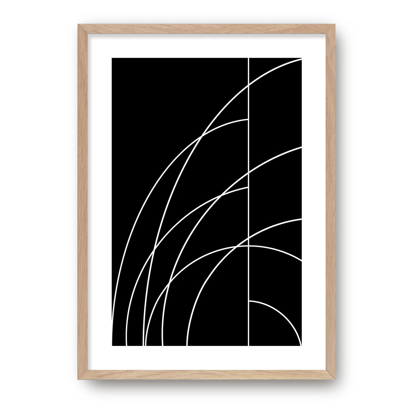 Arc Wall Art Print - Black