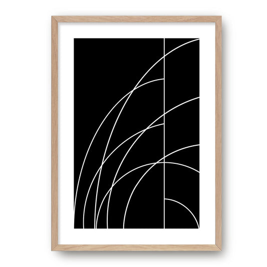 Arc Wall Art Print - Black