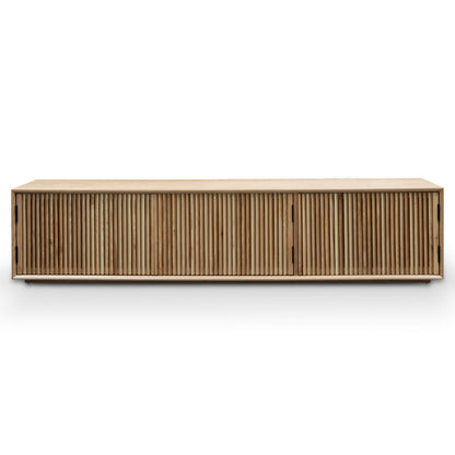 Dahlia 2m Wooden TV Entertainment Unit - Natural Ash