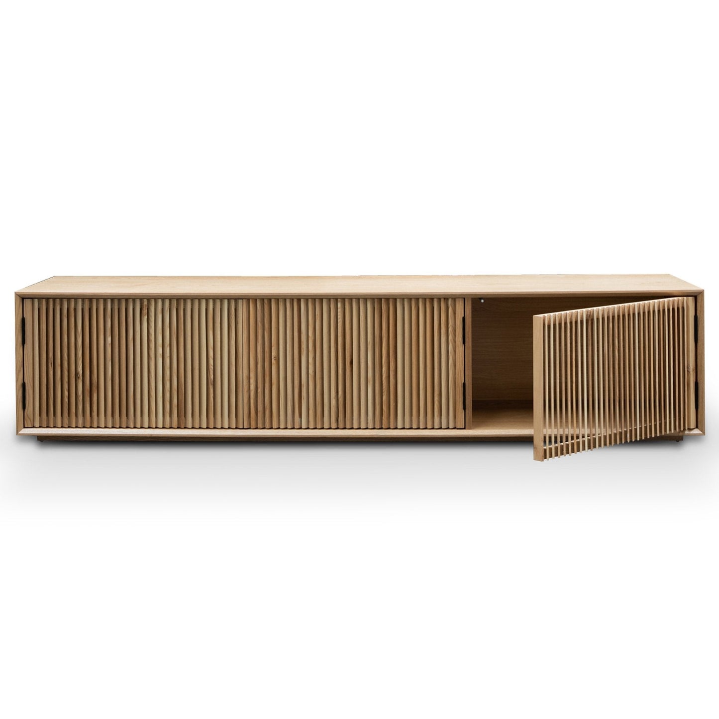 Dahlia 2m Wooden TV Entertainment Unit - Natural Ash