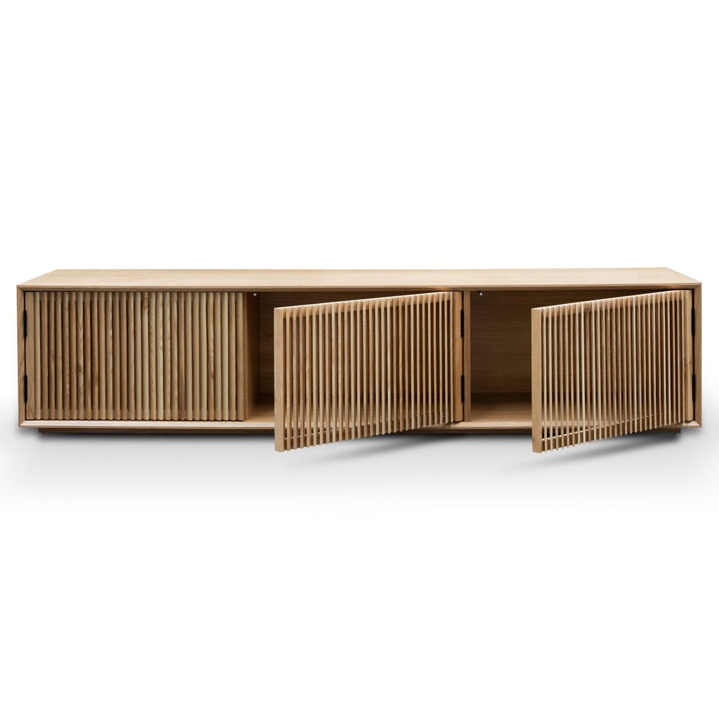 Dahlia 2m Wooden TV Entertainment Unit - Natural Ash