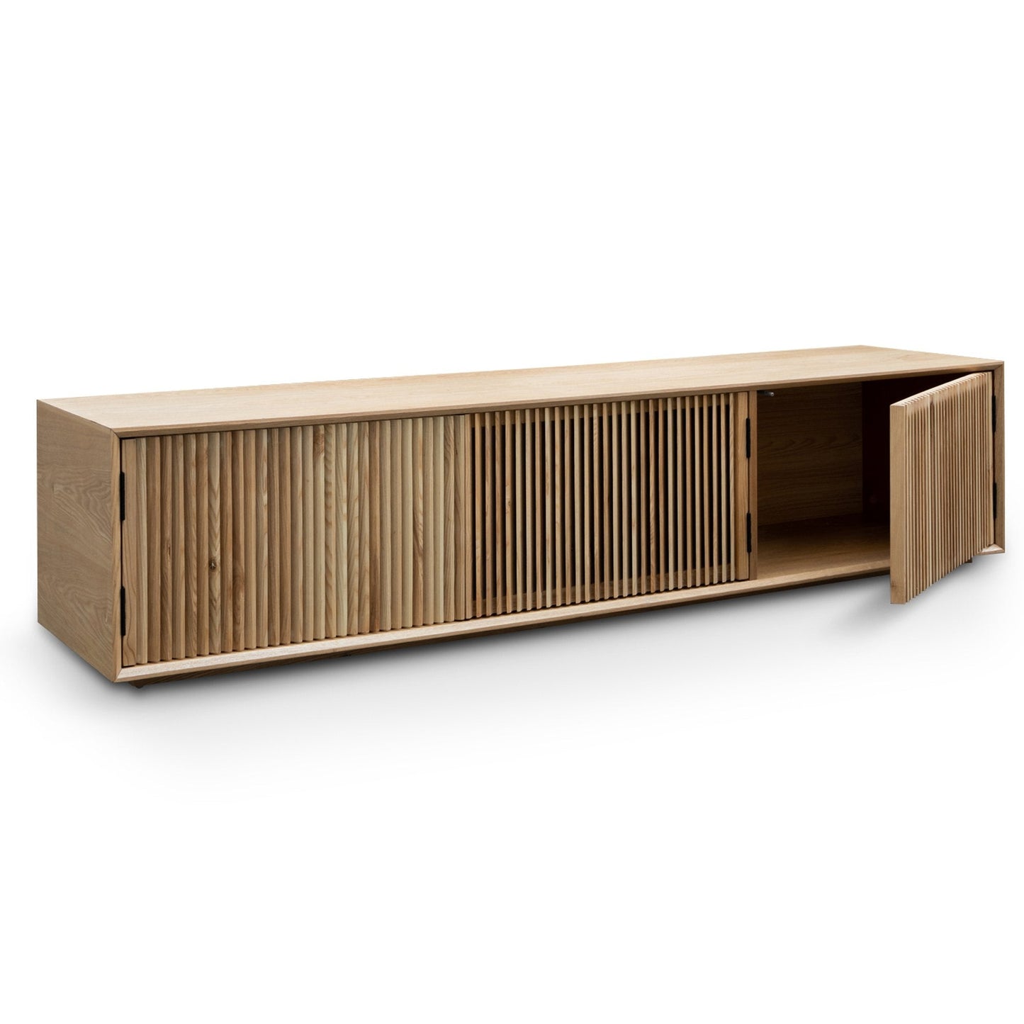 Dahlia 2m Wooden TV Entertainment Unit - Natural Ash