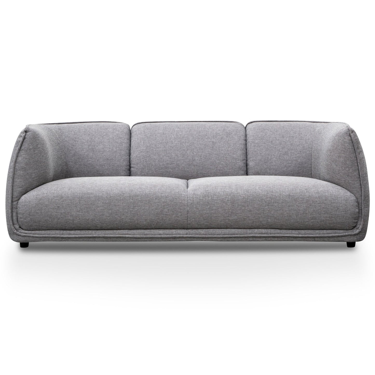Chapman 3 Seater Fabric Sofa- Graphite Grey