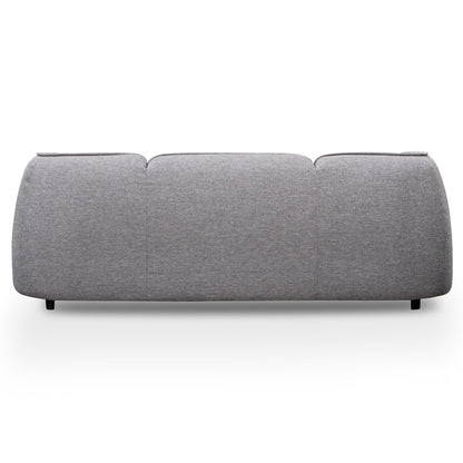 Chapman 3 Seater Fabric Sofa- Graphite Grey