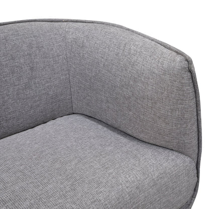 Chapman 3 Seater Fabric Sofa- Graphite Grey
