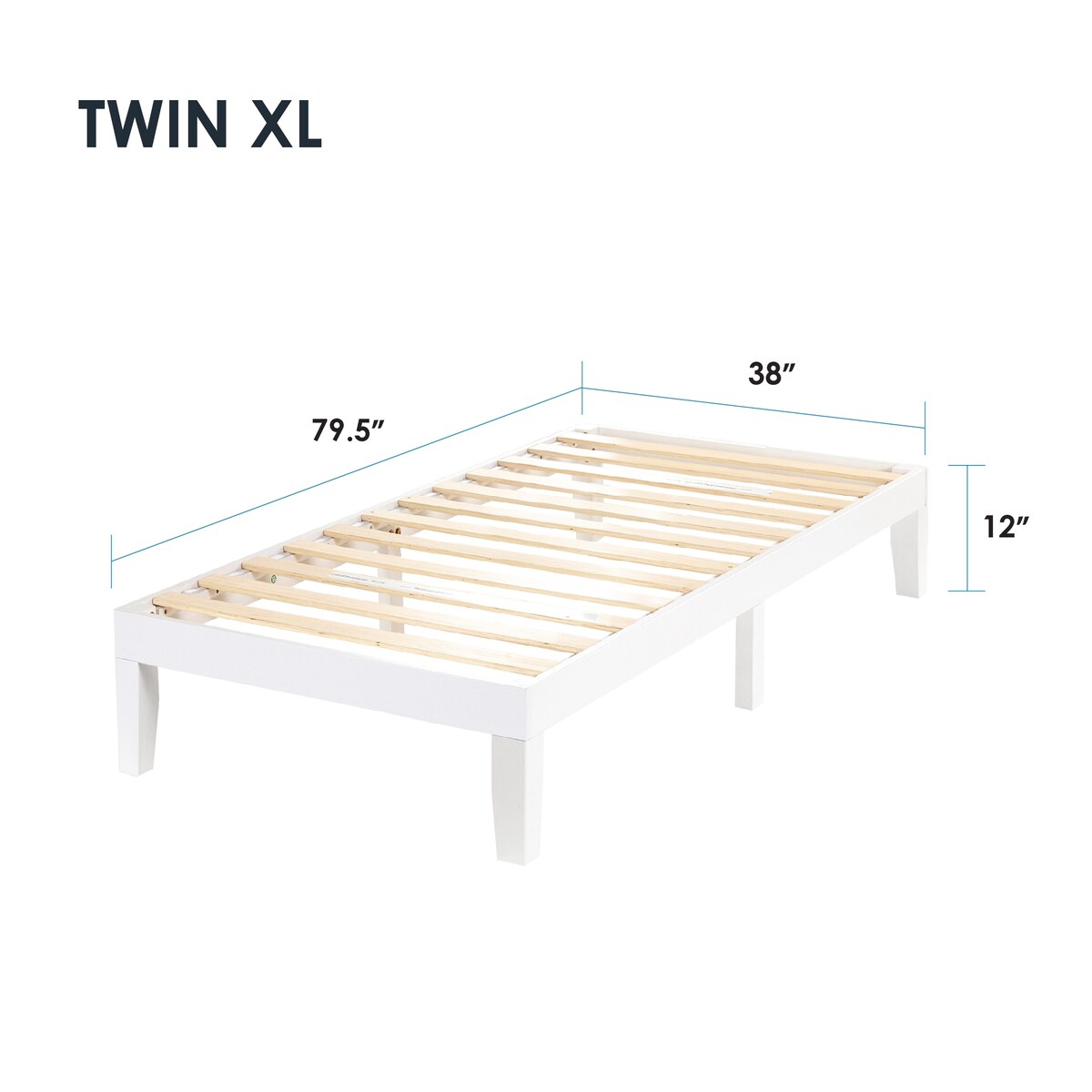 12 Classic Solid Wood Platform Bed Frame