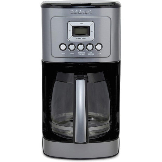 14-Cup Automatic Coffee Maker, Glass Carafe, Brew Strength Control, Gunmetal Stainless