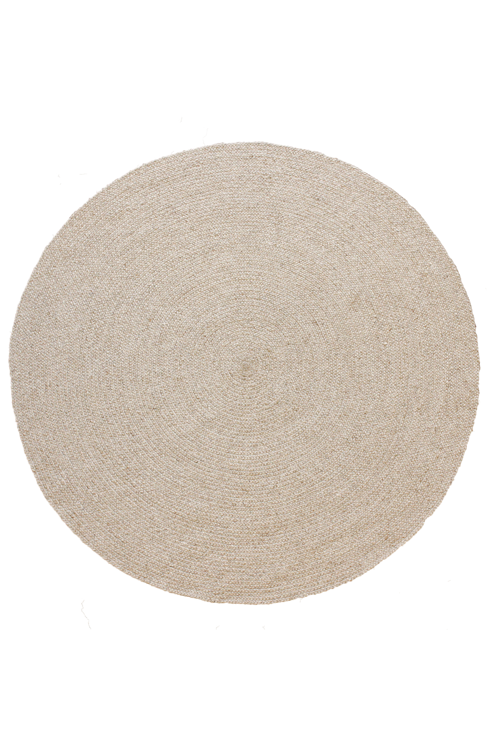 Baya Tairua 180 cm Wool Round Rug - Natural Straw