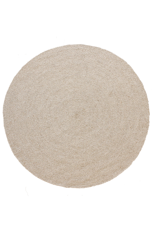 Baya Tairua 180 cm Wool Round Rug - Natural Straw