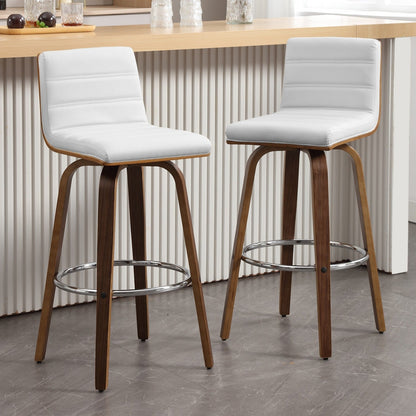 26/29 Faux Leather Swivel Bar/Counter Stools, Set of 2/3